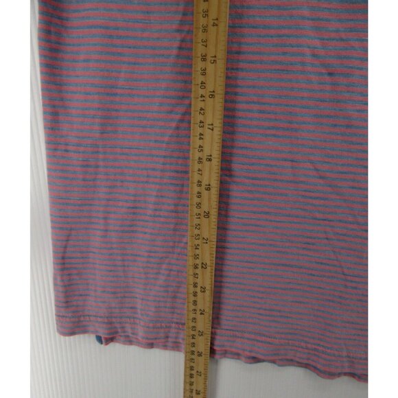 Faherty Polo Shirt Small Pullover Sunset Striped Organic Cotton Knit - Picture 5 of 11